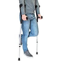 PEPE - Muletas Adulto (2 unidades)- Muletas Adulto Regulables Aluminio- Muletas Ortopédicas- Muletas Adulto Regulables…